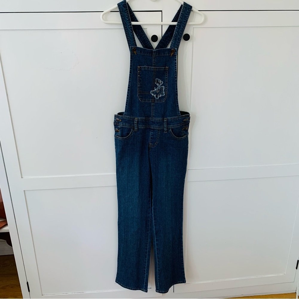 Vintage HIP Y2K Butterfly Overall Straight Pants Size 5